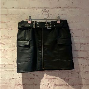 Leather skirt